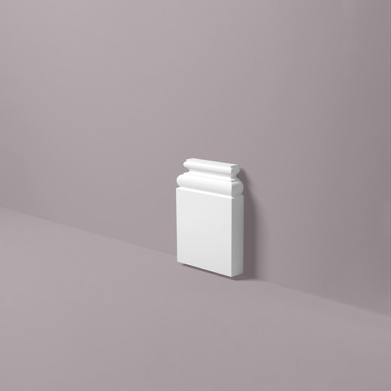 NMC 1 x Pilaster base PB1 ARSTYL 55,1 cm x 8,5 cm x 35,9 cm white Rigid polyurethane foam pre-primed lightweight, sturdy, dimensionally stable