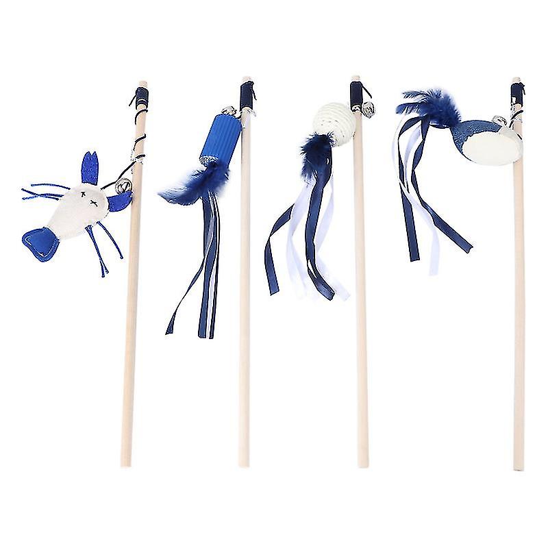 4pcs Cat Feather Teaser