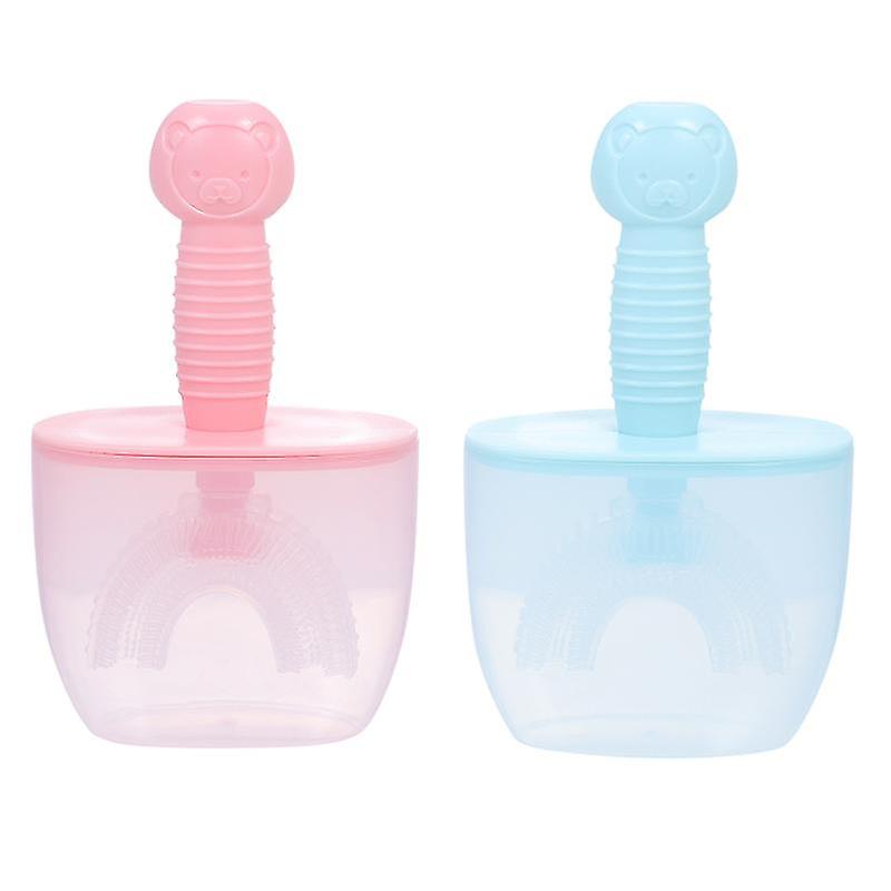 2pcs Kids U-shape Toothbrush