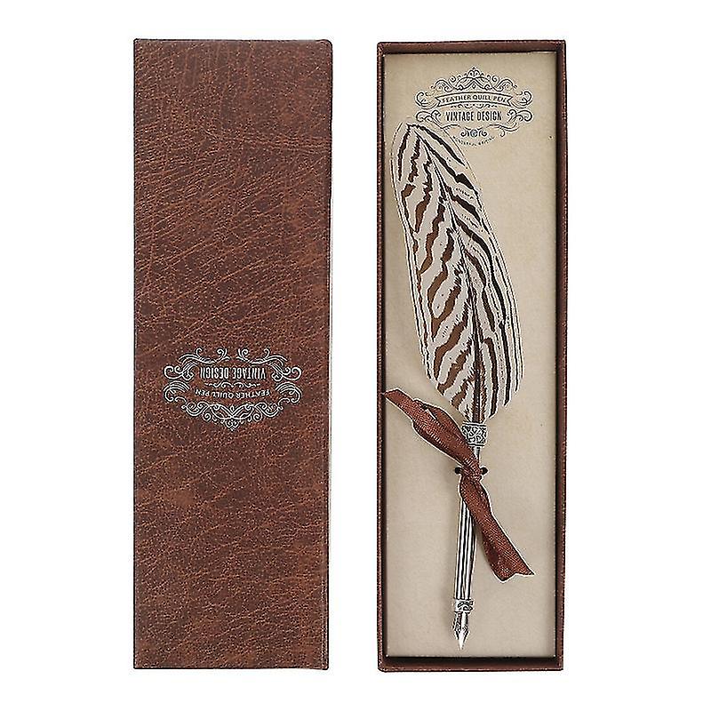 1pcs European Style Feather Pen