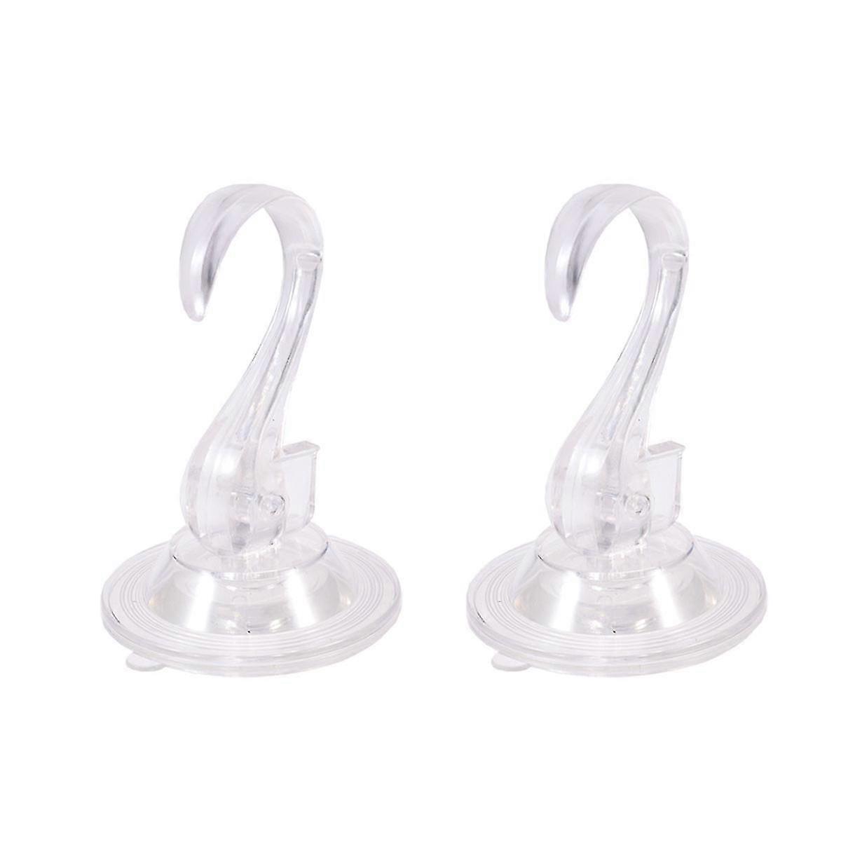 2 Pcs Heavy Duty Coat Hangers Traceless Hooks Vacuum Hook Suction Cup Hooks Wall Hooks