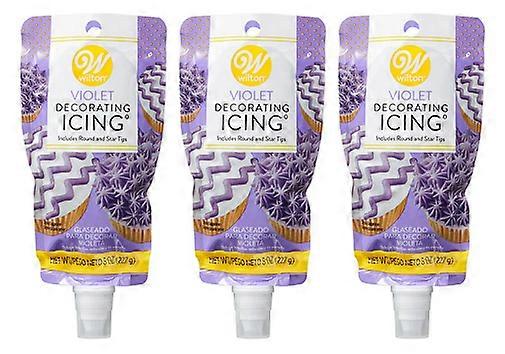 Wilton Decorating Icing Violet 3 Pack