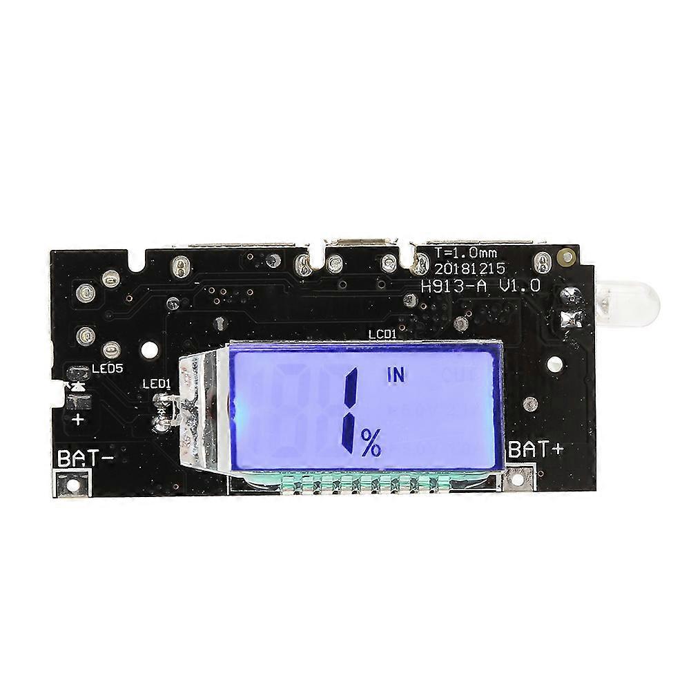 Double USB 5V 1A 2.1A Power Bank 18650 Lithium Batery Chargeur DIY Module LCD Affichage LCD