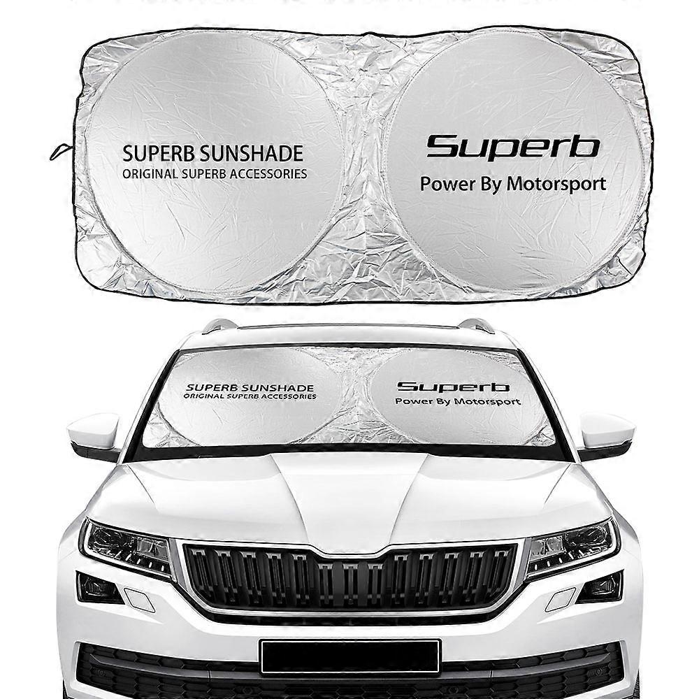 Για Skoda Kamiq Karoq Citigo Rapid Octavia αυτοκίνητο μπροστινό παράθυρο Sunshade Auto πτυσσόμενο παρμπρίζ Sunshade αυτοκίνητο Anti-UV αξεσουάρ