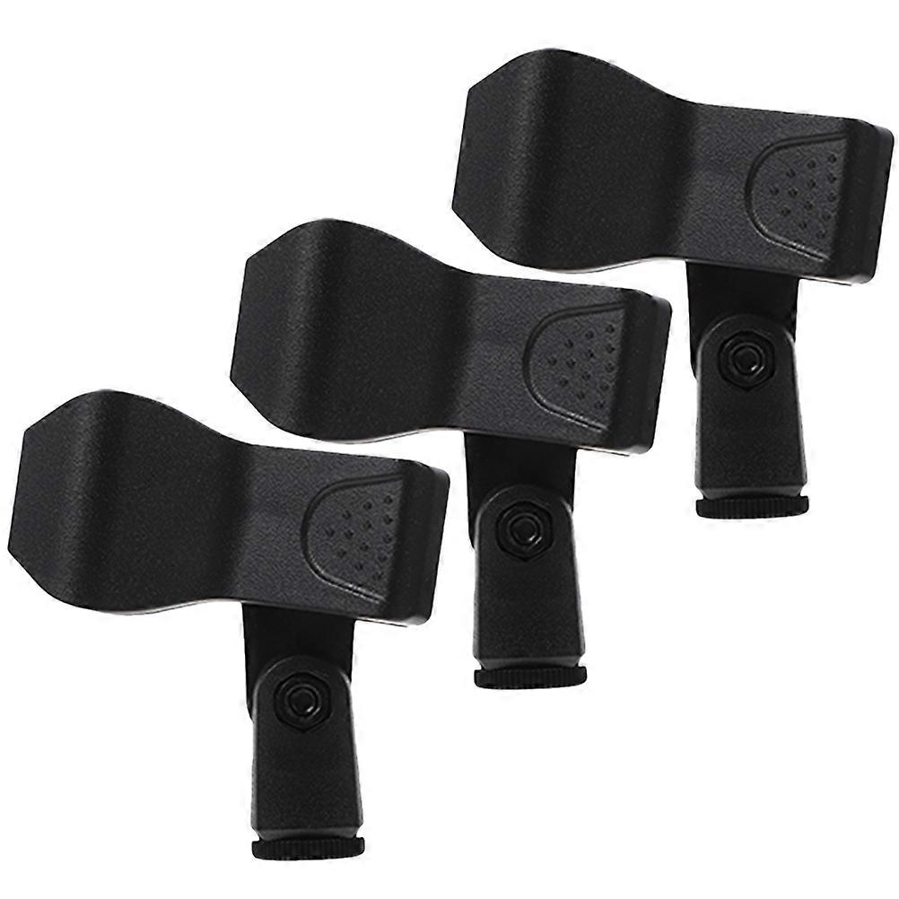 3pcs Universal Microphone Clamps Microphone Holder Clips Universal Microphone Clips Universal Clips