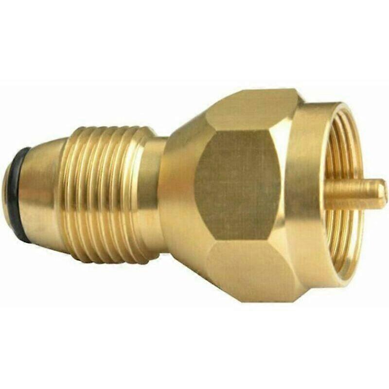 Gas Stove Accessory 20 lb Propane Bottle to 1 lb Single Use Bottle Filling Adapter,2.2*1inch