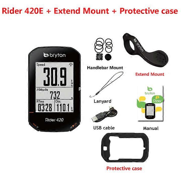 Bryton Rider 420 Gps Computer  Bike Navigation Bluetooth Ant+ Water Proof Wireless Computer Cadence Heart Rate Sensor