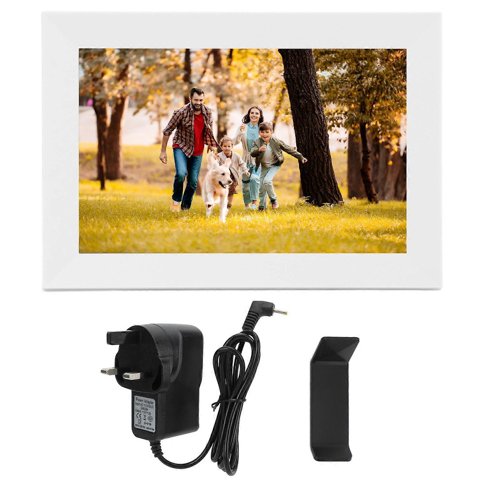 Xclt 10.1 Zs Touch Display Screen Ips 1280x800 Cloud Photo Frame Digita Wifi 10.1in White Uk Plug 110240v