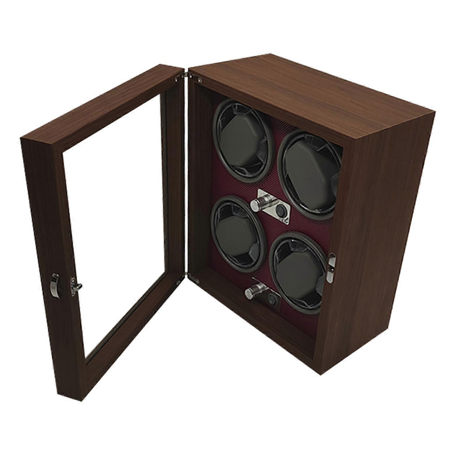 Automatic Watch Winder Accessory Watch Display Box for Apartment Table Gifts black