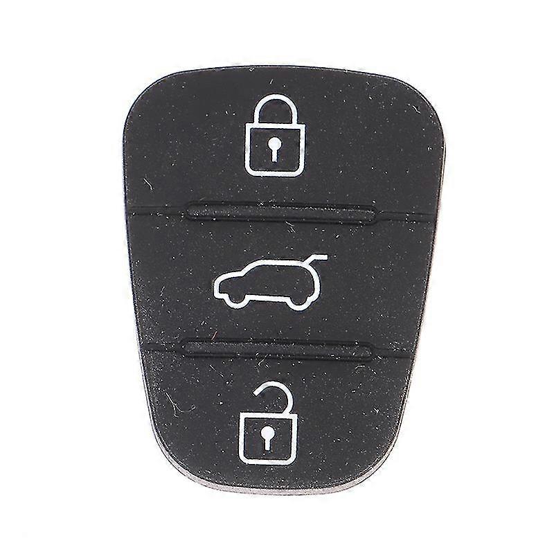Silicone 3 Button Key Pad Shell Replacement Key For Hyundai Kia Auto Keys Partd