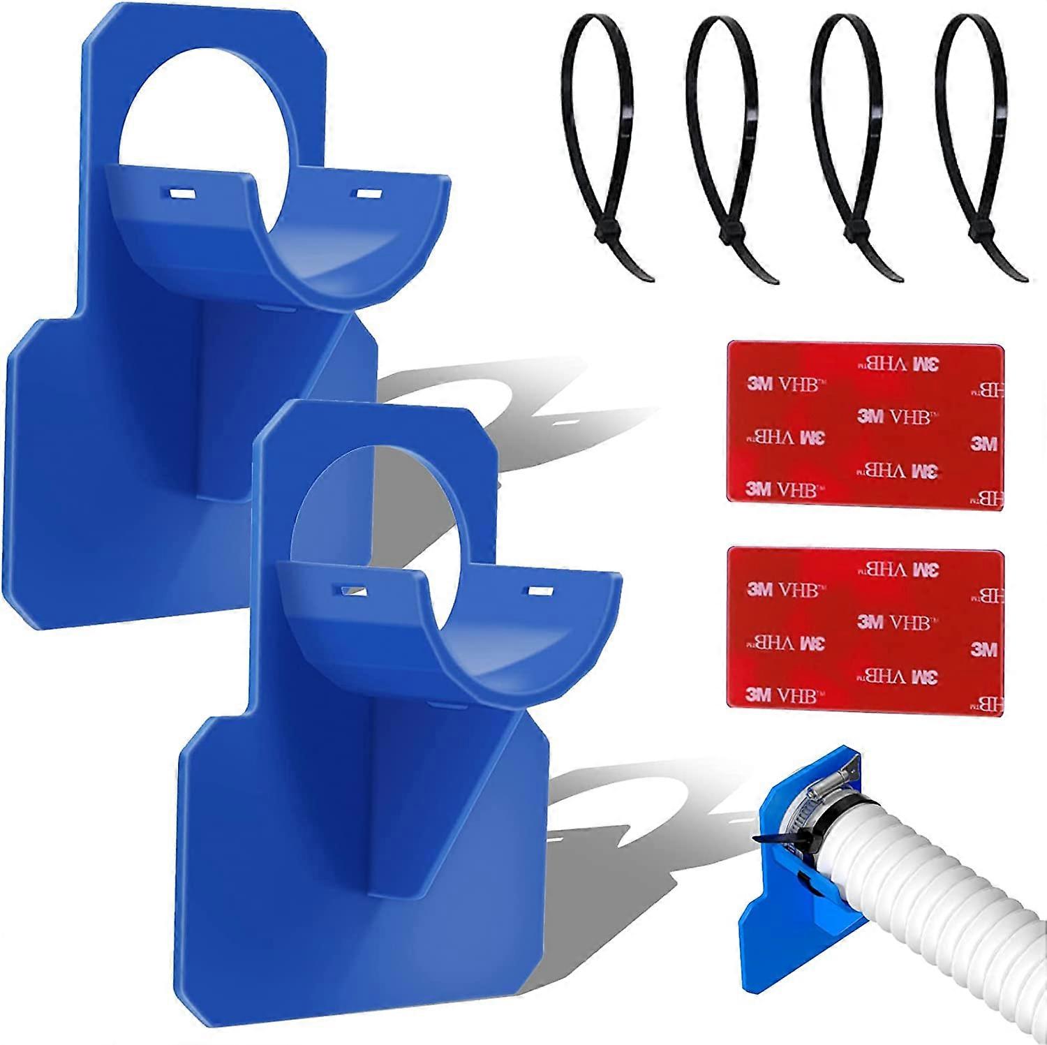 Pieces Pool Hose Holder Plastic Pool Hose Holder Pool Water Hose Holder for Pool Hoses Within 38mm, Blue