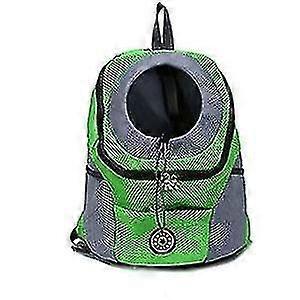 mesh backpack travel double shoulder portable head carrier