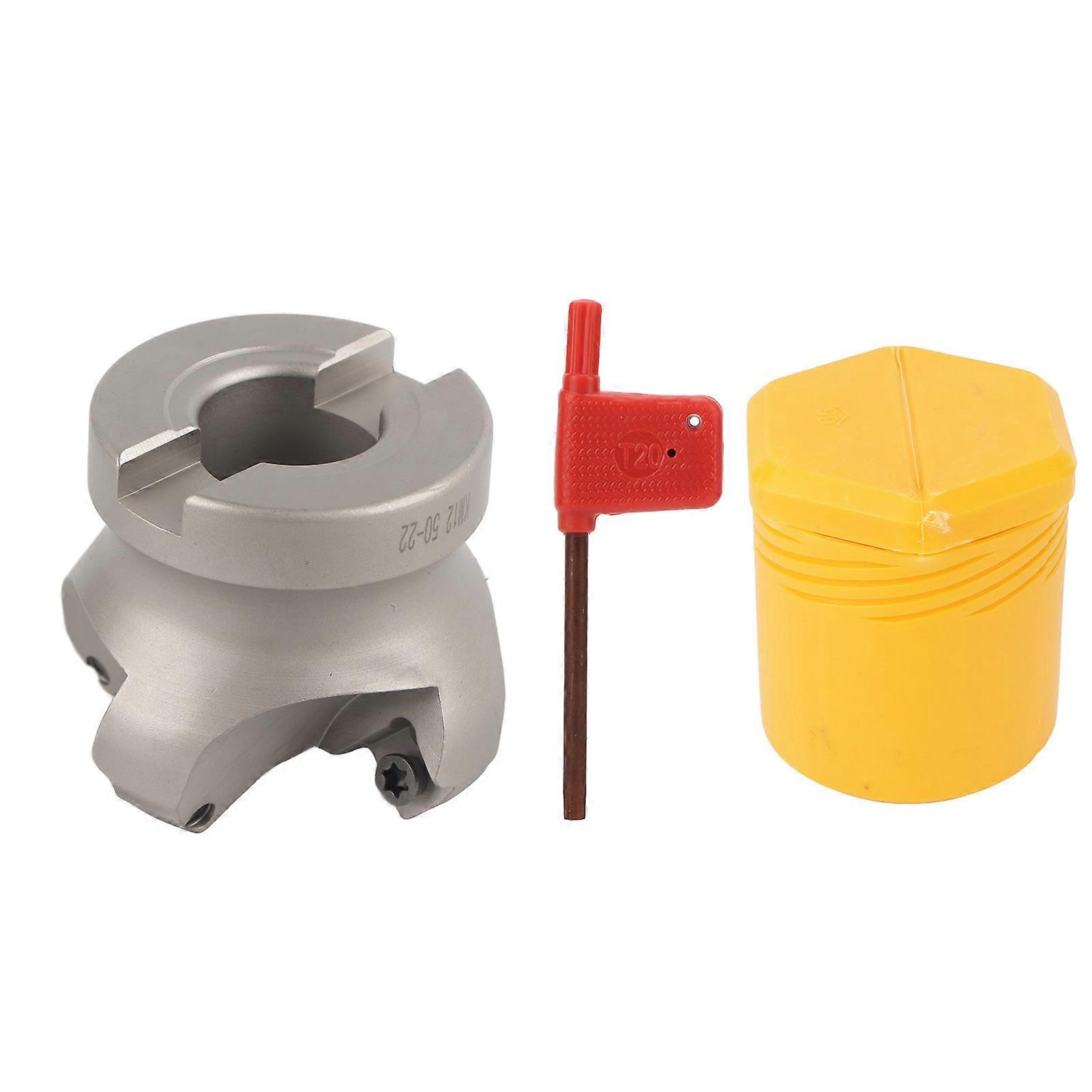 Face Mill CNC Milling Cutter 40Cr 4 Flutes Lathe Cutting Tool Set Kit for SEKT1204 YEMAA