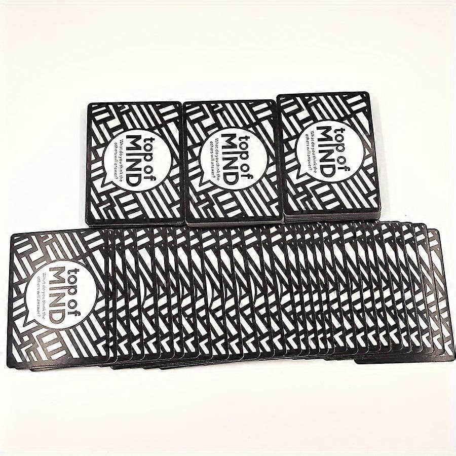 New models Top Of Mind. What Do You Think The Others Will Answer? Card Game