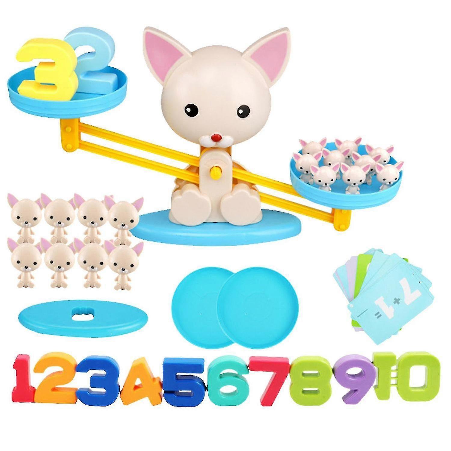 Play Brainy Balancing Dog Math Game Fun & Educational Dog Scale Math Toy