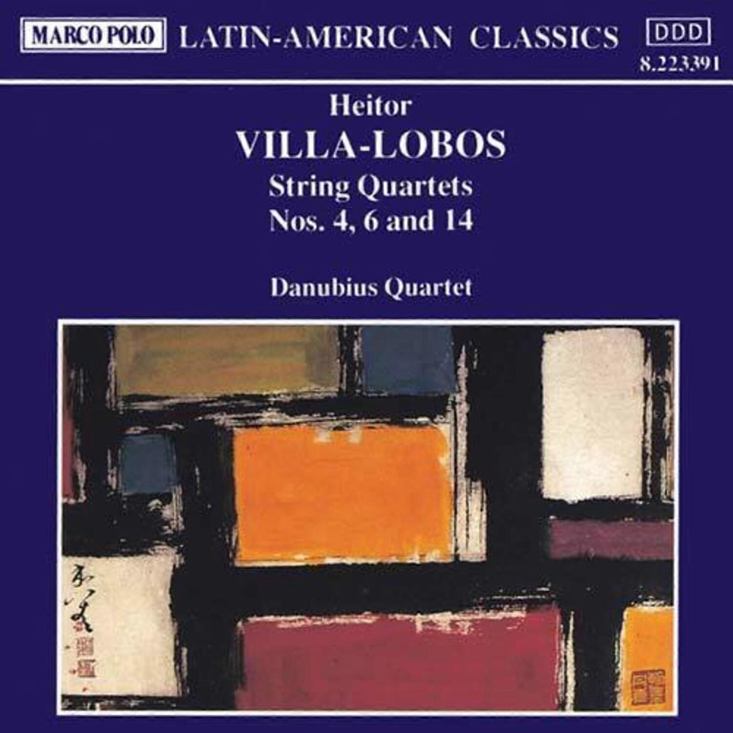 Villa-Lobos / Danubius Quartet - String Quartets 3  [COMPACT DISCS] USA import