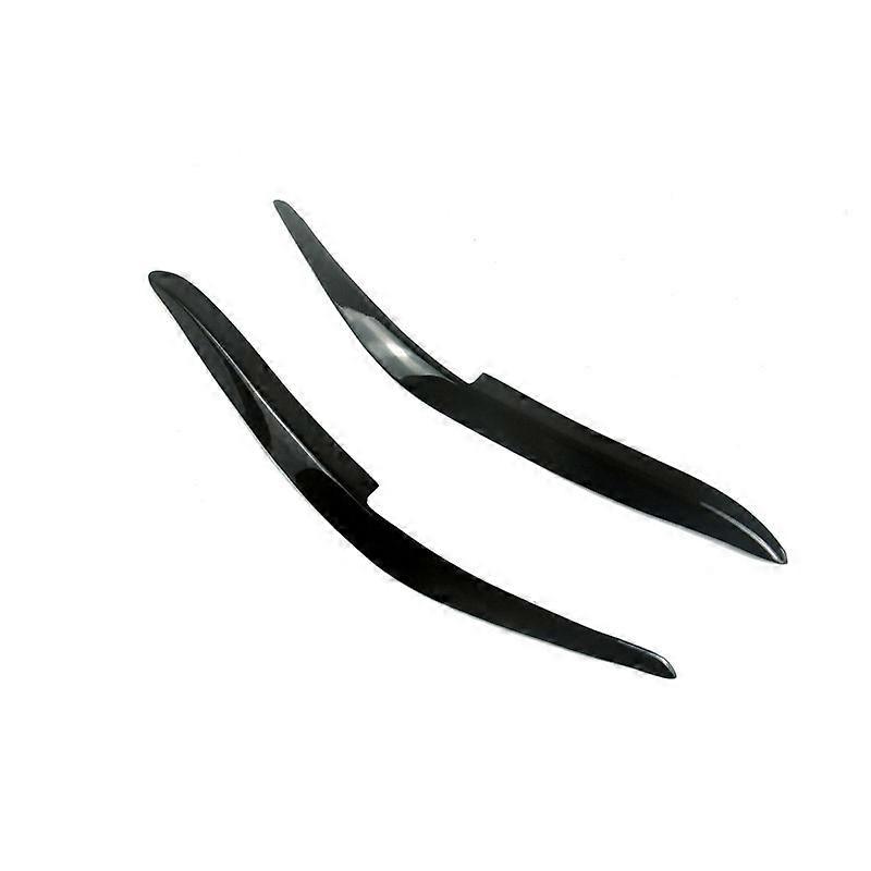 Car Headlight Eyelids Eyebrows Cover Black for Accord 1998-2002