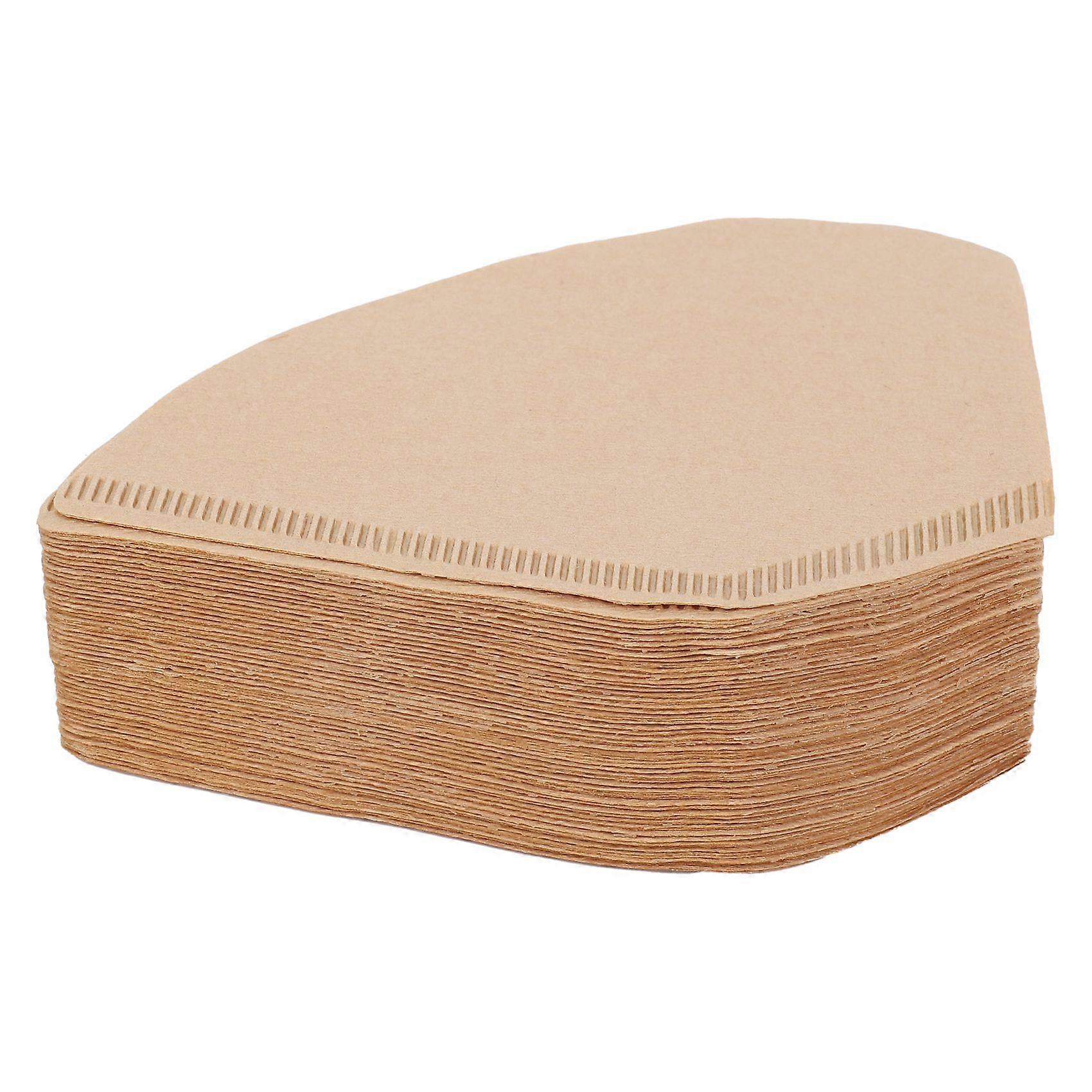 100Pcs Coffee Filters Disposable Cone Paper Coffee Filter Natural Unbleached Filter 4-6 Cup for Pou
