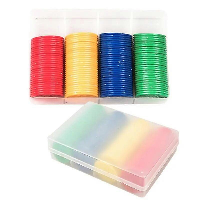 160 יח 'פוקר שבבים חומר ABS כרטיסי בינגו Parchis קזינו Caddy אסימונים Mahjong Jeton משחקי לוח חתיכות להגדיר במקרה