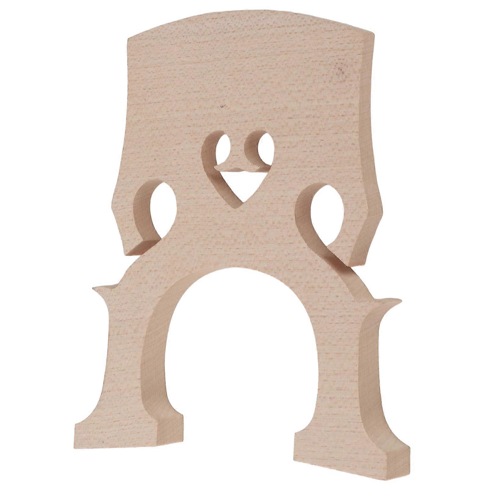 4/4 Cello Bridge Wood Colour Maple Musical Instrument Replacement Accessory for Cellos Players