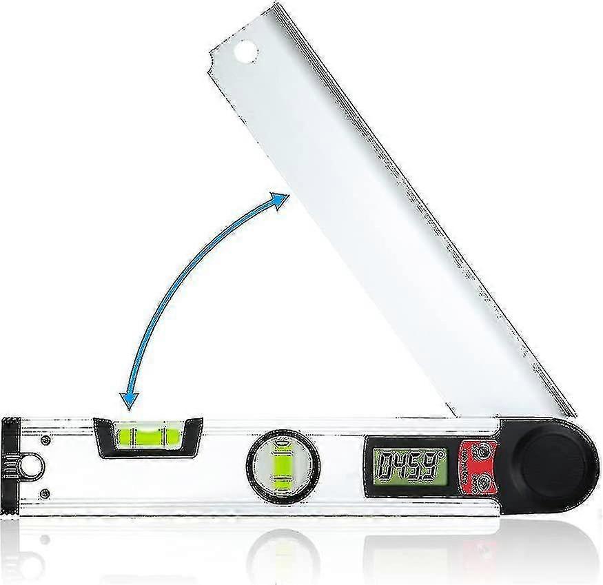 Digital Protractor 0-230 Electronic Digital With Lcd Display - 300mm Protractor For Woo