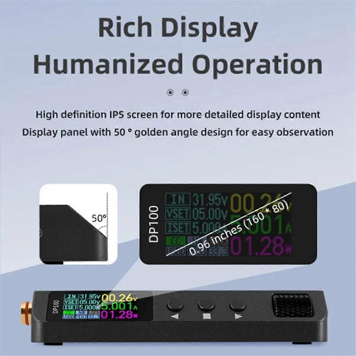 DP100 DC Power Supply Adjustable Digital DC Power Supply MINI Portable Lab Source Power Supply Volt