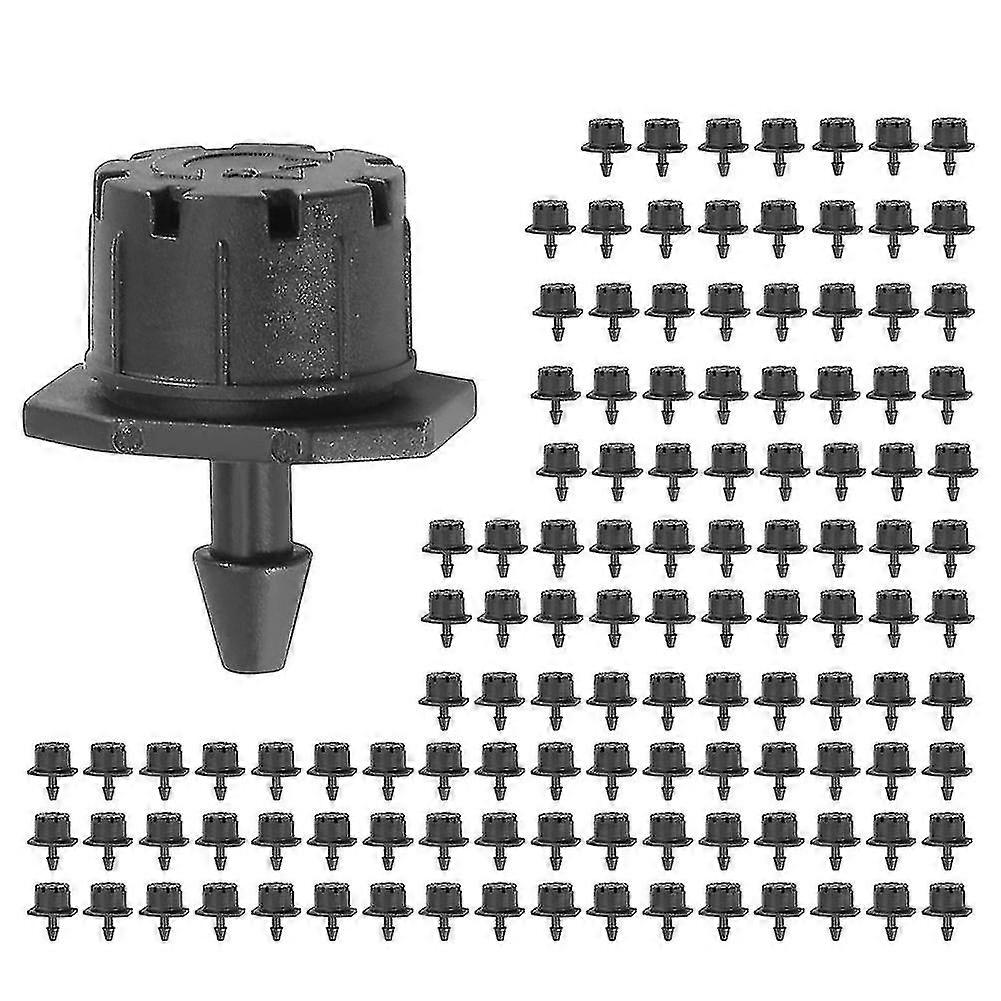 150pcs ρυθμιζόμενοι ψεκαστήρες στάγδην άρδευσης 1/4 ίντσα πομπός στάγδην μίνι στάγδην άρδευση Spri