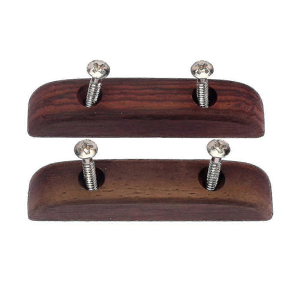 2pcs Palissandre Basse Guitare Pouce Repos Doigt Repose-Guitare Accessoires Pouce Boucle (café) Ls Yl