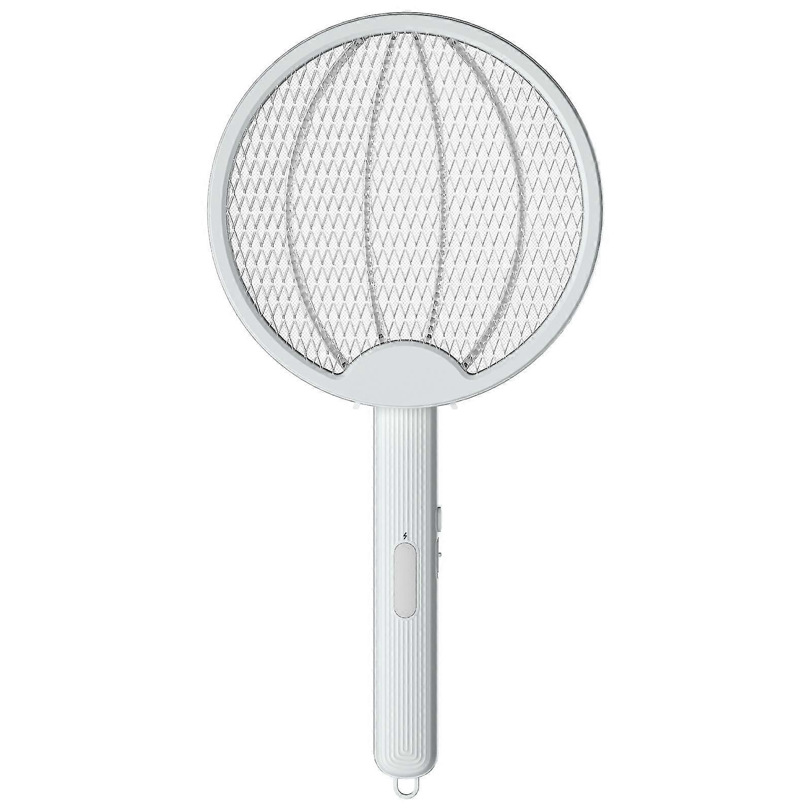 New Upgrade Folding Electric Mosquito Fly Swatter Racket Handheld Insect Pest Killer