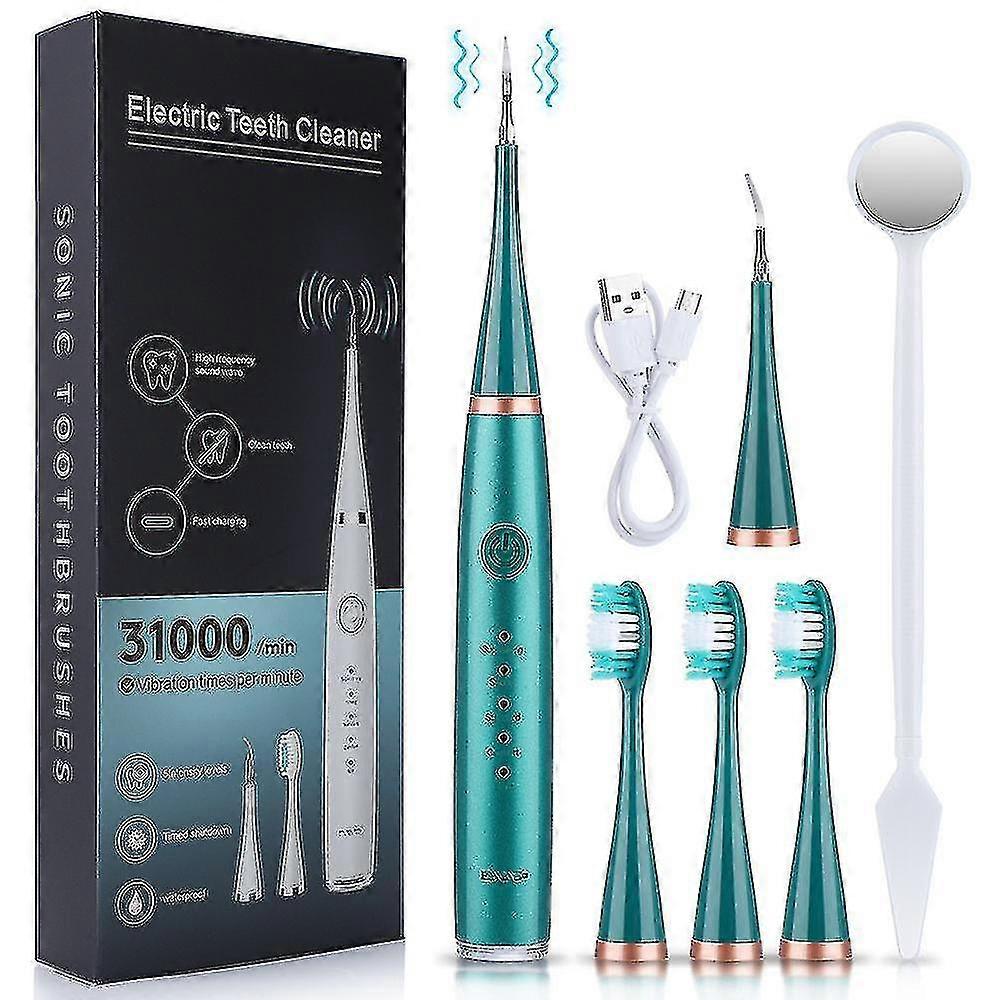 Teeth Cleaning Kit Calculus Remover Tool Kit 6 Pieces Plaque Remover Set-sfygv