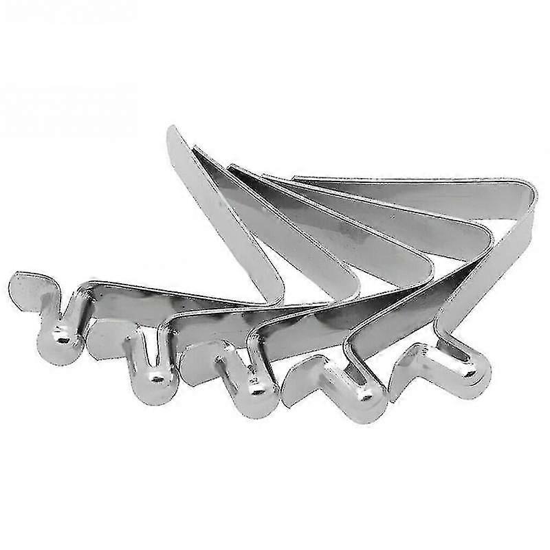 Single Button Snap Locking Caravan Steel Kayak Paddle Spring Clip Push Clamp