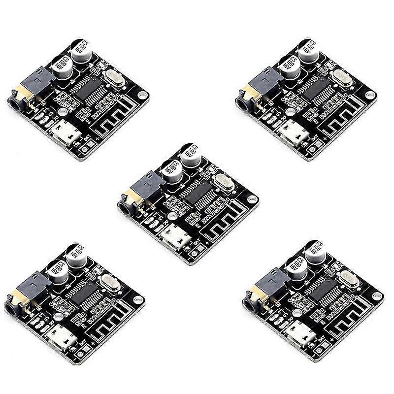 5pcs Vhm-314 Mini Bluetooth 5.0 Audio Receiver Module Mp3 Lossless Decoder Board 3.7-5v Wireless Stereo Output Amplifier