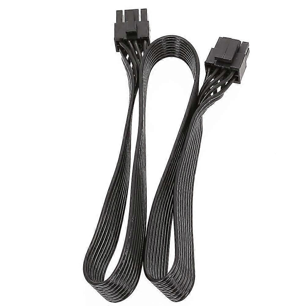 Cpu 8 Pin Male To Cpu 8 Pin (4+4 Pin) Male Eps-12v Motherboard Adapter Cable For Modular Supply 60cm
