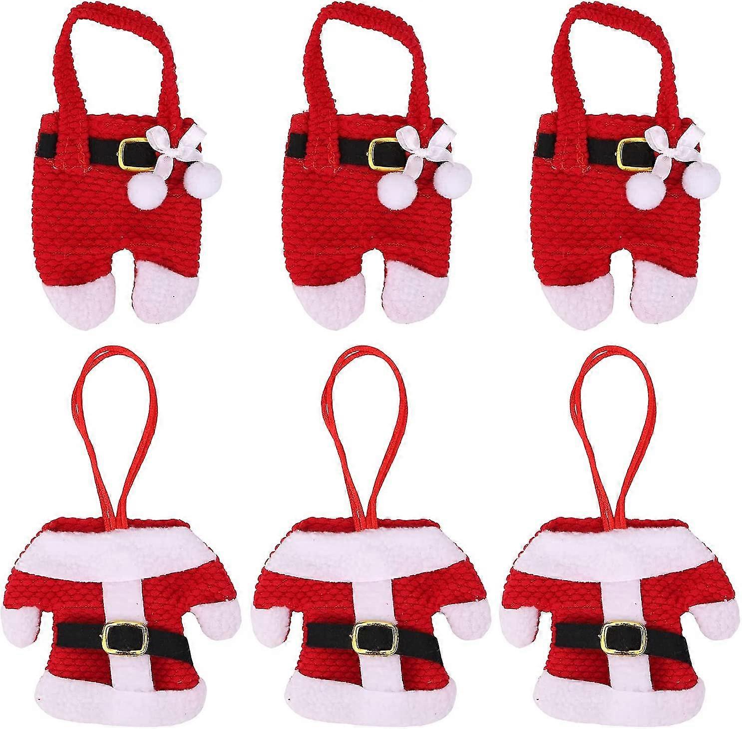 Santa Suit Xmas Table Placements Festive