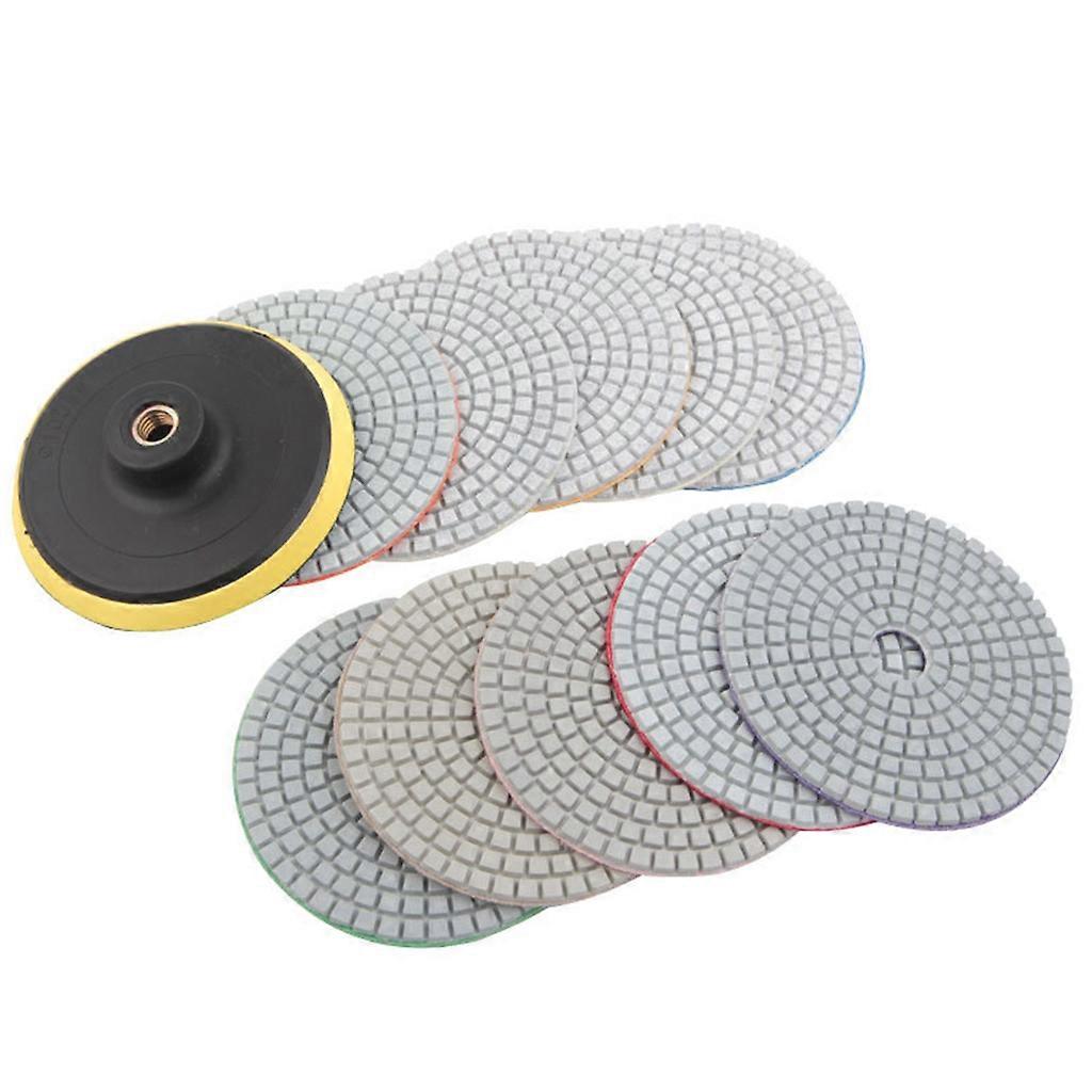 Grinding Pads Polishing Pads Drill Adapter and Hook and Loop Backing Holder