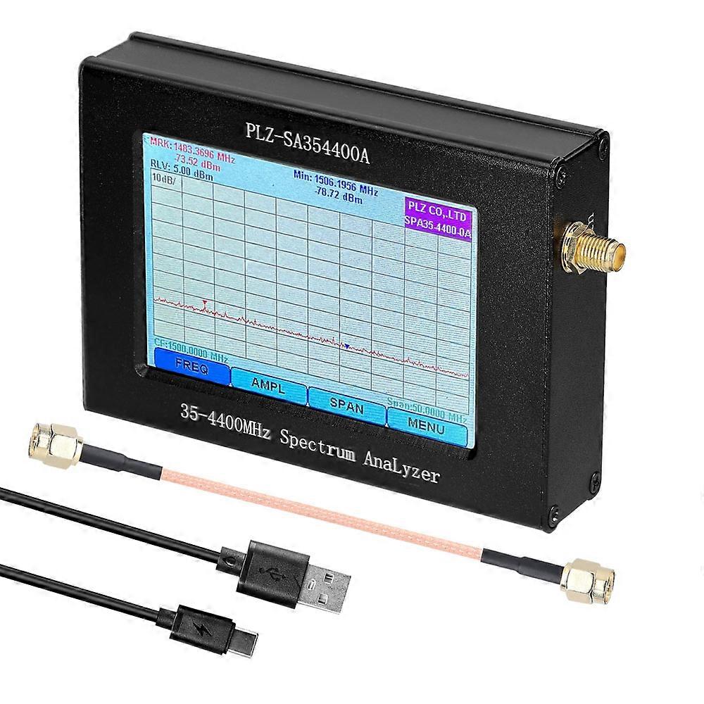 PLZ-SA35-4400-A1 Analyseur de réseau de spectre Signal-Source Suivi-Source 35-4400mhz Amplitude Bande passante Fréquence Écran LCD
