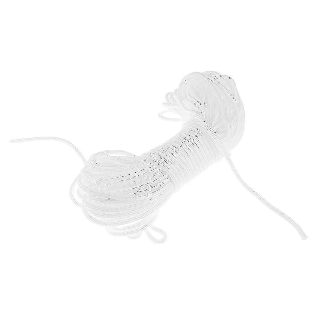 30m Water Rescue Floating Lifeguard Life Saving Rope Float Line White