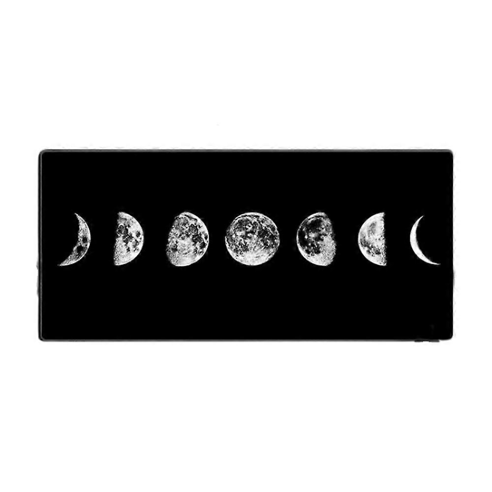 Mouse Pad Black 400X700x2mm Moon Art Gaming Keyboard Carpet Mouse Pads & Wrist Rests