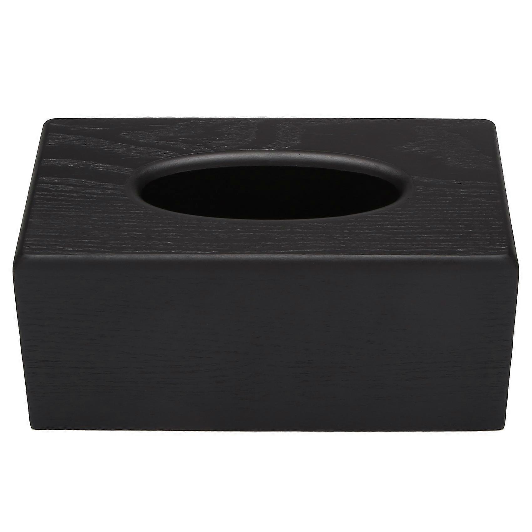Tissue Box Wood Rectangular Tissue Box Natural Wood Tissue Box for Living Room Bedroom Kitchen