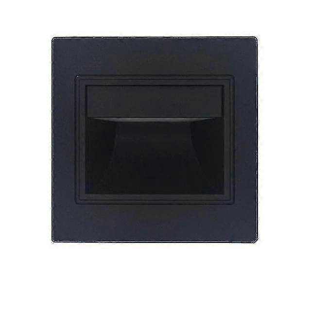 led Induction Embedded Corner Step Light(black)