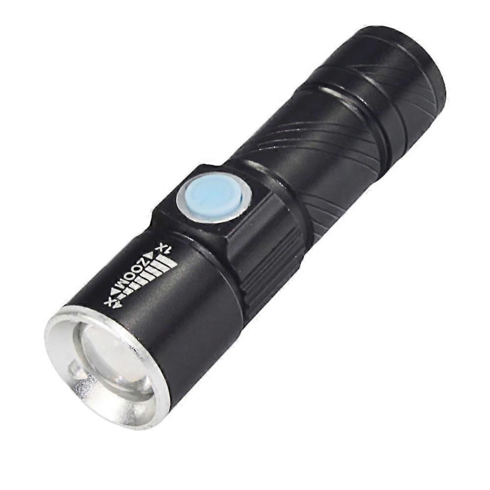 NEW USB Charging Flashlight Mini T6 Glare Flashlight LED Telescopic Portable Glare
