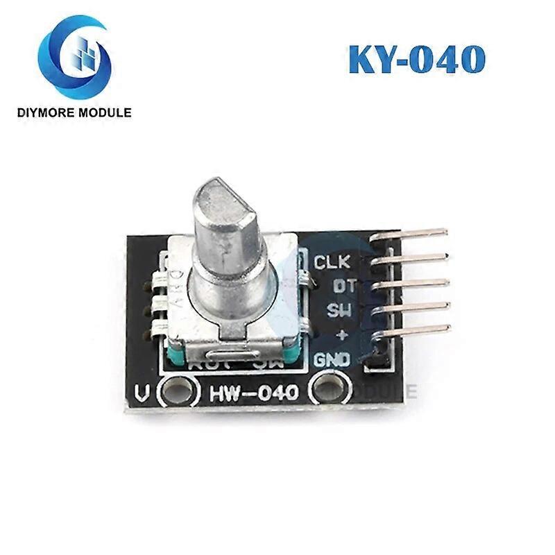 5PCS/lot KY-040 Développement de module de capteur de brique d’encodeur rotatif pour Arduino AVR PIC