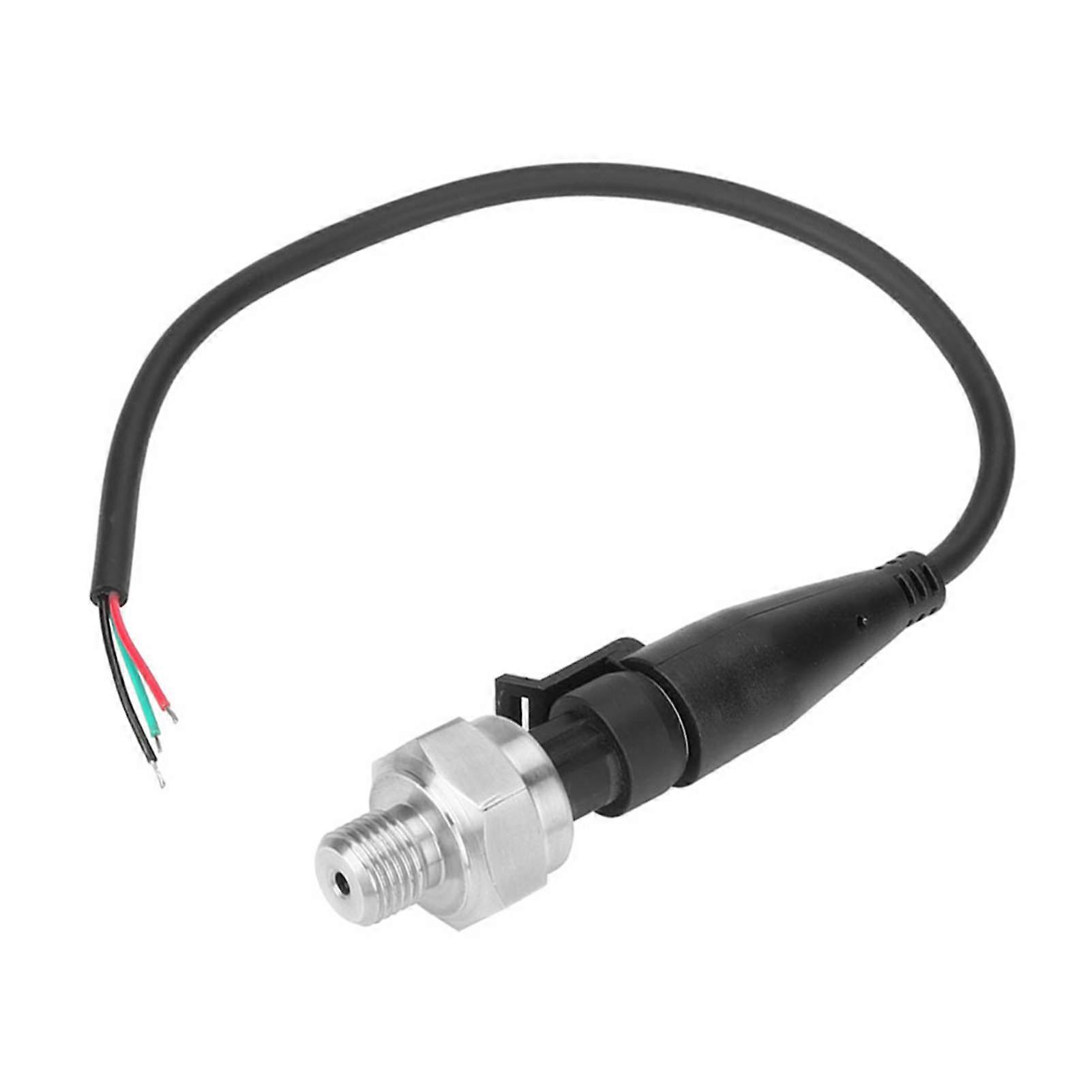 G1/4" Pressure Transducer Sensor Input 5V Output 0.5-4.5V / 0-5V for Water Gas Oil (0-80PSI)