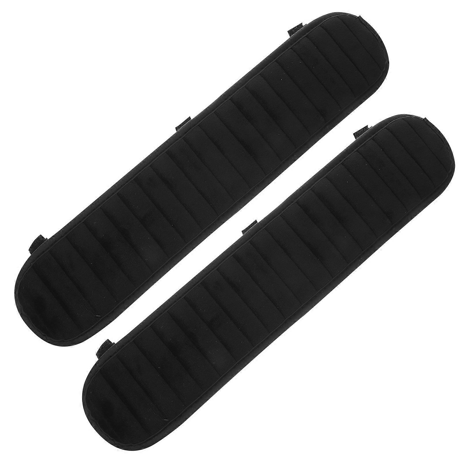 1 Pair Chair Armrest Cover Plush Handle Sleeve Protective Cover Armrest Plush Protector