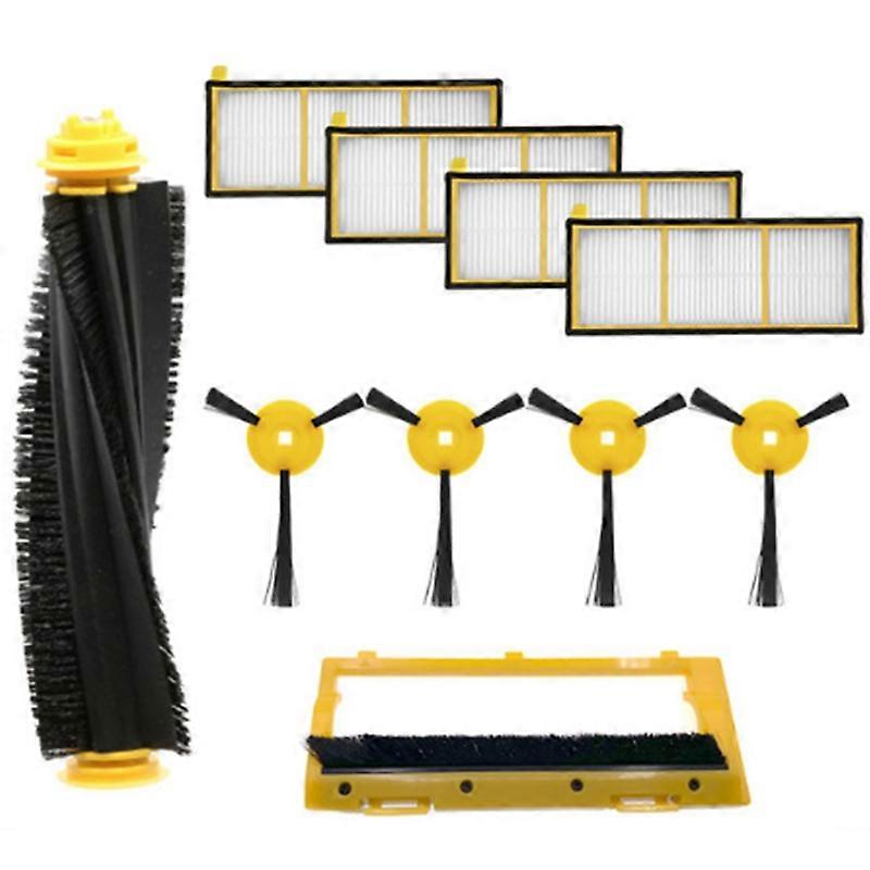 Robot  Cleaner Filter Elements Rolling Brush Filter Screen Accessories Kit For Shark RV700 RV720 RV750 RV755