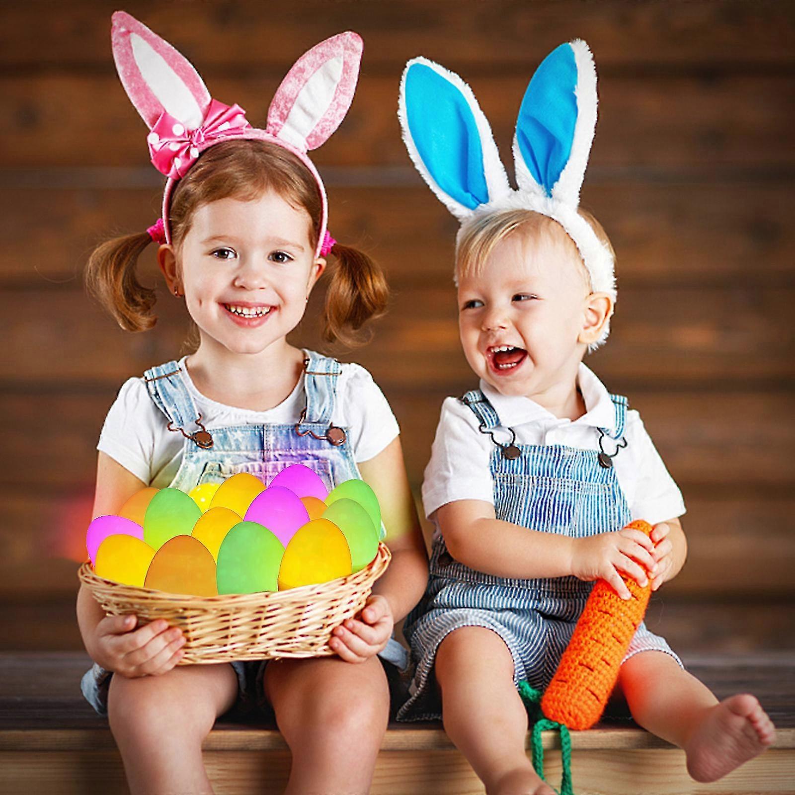 12 Easter Light Ornaments Easter Hanging Eggs Easter Tree Ornaments For Easter Decor