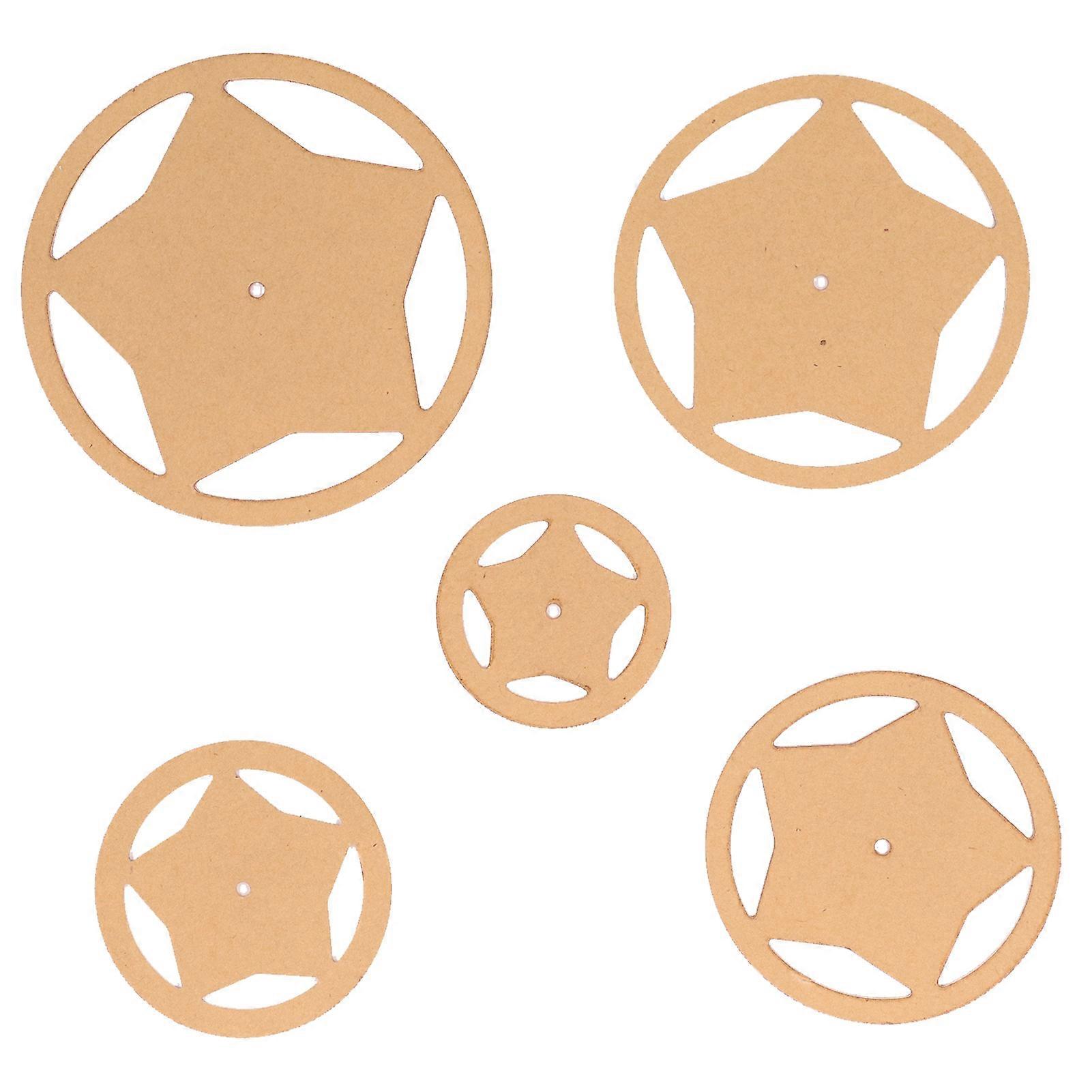 5Pcs Acrylic Stencils Professional Tool Premium Material Reusable Tool Mixed Quilt Templates