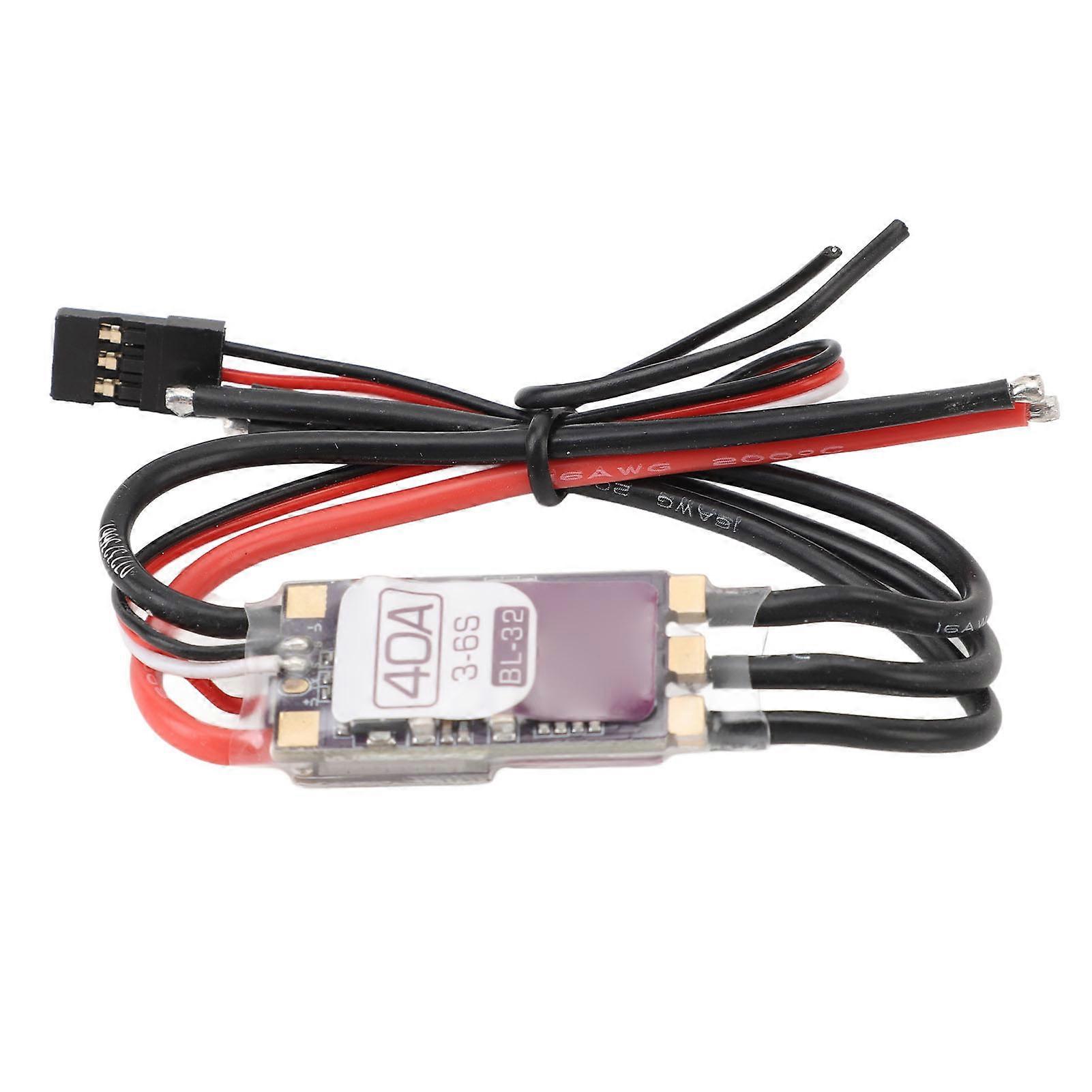 40A Electronic Speed Controller Support 128K 32 Bit MCU 36S Drone Motor ESC Controller 5V 3A BEC Output