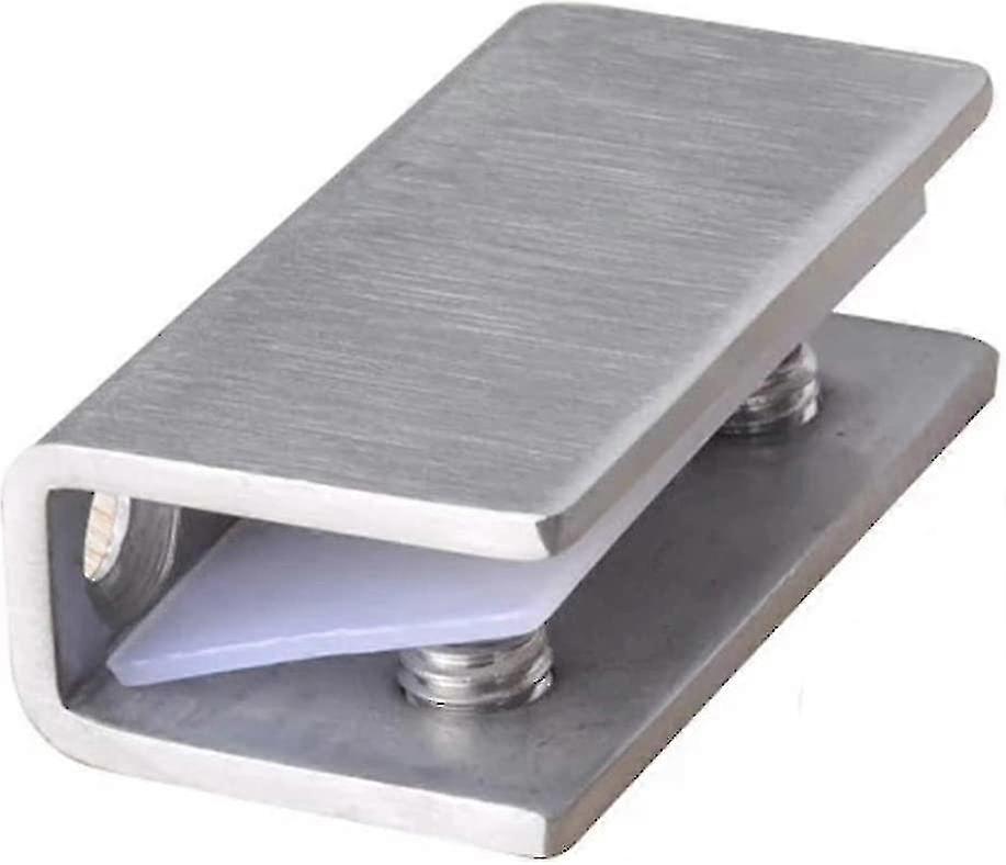 2 حزمة الزجاج دش الباب المشبك المشابك الفولاذ المقاوم للصدأ ثابت مفصلة جدار جبل 8-12mm