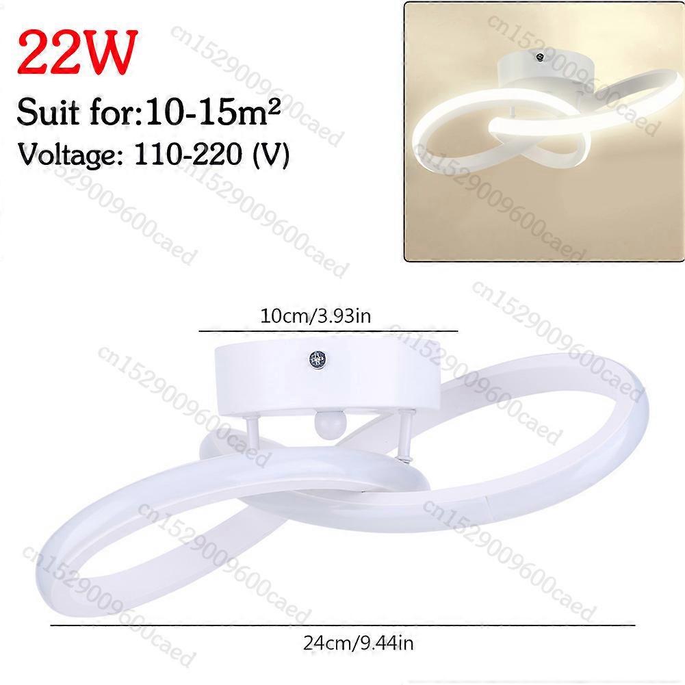 50w / 22w מודרני led מעבר אורות תקרה נורדי מסדרון נורדי מנורות תקרה מקורה תאורת מסדרון סלון מרפסת